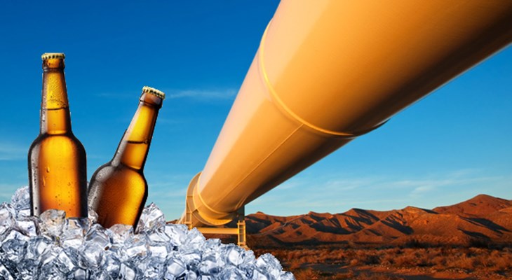 В Бельгии планируют построить пивопровод из пластиковых труб