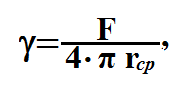 формула расчета поверхностного натяжения жидкости