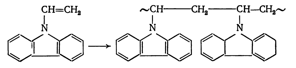 полимеризация винилкарбазола