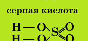 Химические формулы веществ