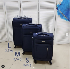 Сколько весит тканевый чемодан