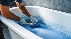 Как восстановить ванну наливным акрилом и продлить срок службы без полной замены.