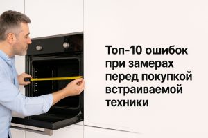 Мы разложим по полочкам самые частые промахи при замерах и подключении: от пренебрежения вентиляцией до “ошибки дверцы” у посудомоек