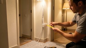 Для скрытой прокладки кабелей в жилых помещениях лучше всего подходят пластиковые короба. Они обеспечивают аккуратный внешний вид и защищают провода от механических повреждений. Выбирайте короба шириной не менее 16 мм для стандартной электропроводки, чтобы избежать перегрева кабелей при нагрузке. Если планируется прокладка слаботочных сетей (интернет, телевидение), предпочтительны короба с разделителями, предотвращающими электромагнитные помехи. Обращайте внимание на тип крепления: самоклеящаяся лента удобна для гладких поверхностей, а саморезы – для неровных стен.