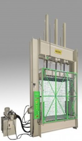 Принцип работы, типы прессов, технические характеристики и рекомендации по выбору оборудования для облицовки гнутых фасадов пленкой ПВХ и шпоном.