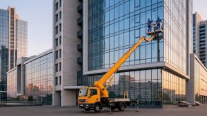 Почему подъёмник эффективнее промышленных альпинистов, как выбрать высоту и вылет стрелы, а также экономия времени и безопасности. Разбор от внешнего автора.
