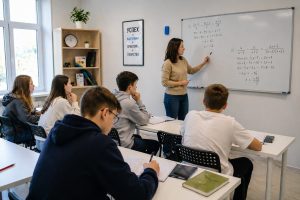 Как выбрать формат занятий для 9 и 11 класса, плюсы и рисы дистанционного обучения, кому лучше заниматься очно. Разбор от внешнего автора.